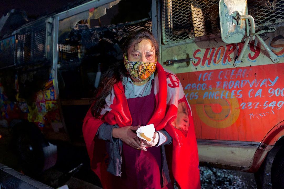 Lincoln Heights ice cream truck goes up in flames